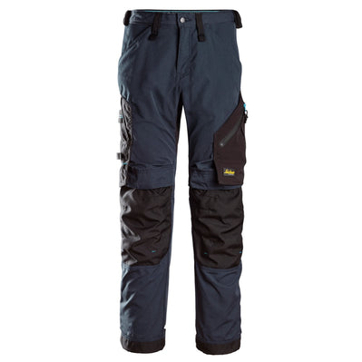 Snickers 6310 LiteWork, 37.5® Kneepad Work Trousers Navy Blue Snickers Size 44 (30" Waist, 32" Leg)