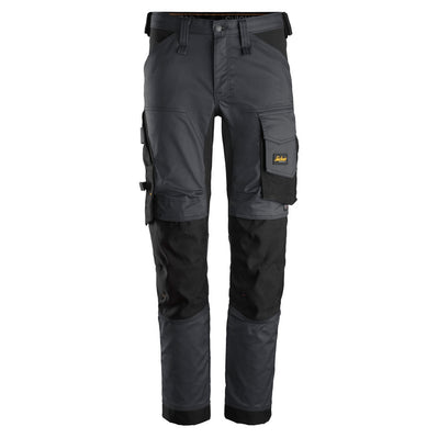 Snickers 6341 AllroundWork Stretch Kneepad Trousers Steel Grey Snickers 158 (41" Waist, 35" Leg)