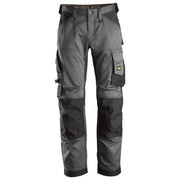 Snickers 6351 AllroundWork, Stretch Loose Fit Work Trousers Steel Grey