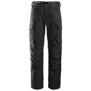 Snickers 6801 Service Trousers + Knee Pockets Black 31" Waist 28" Leg - Snickers Size 192