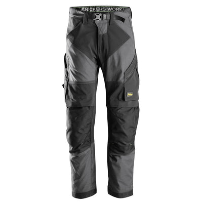 Snickers 6903 FlexiWork Stretch Kneepad Work Trousers Steel Grey