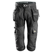 Snickers 6905 FlexiWork Holster Pocket Pirate Work Trousers Black, 50" Waist Regular Leg-Snickers 64