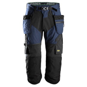 Snickers 6905 FlexiWork Holster Pocket Pirate Work Trousers Navy Blue/Black Waist Size 31" - Reg Leg / Snickers Size: 46