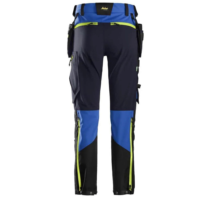 Snickers 6940 FlexiWork, Stretch Work Knee Pad Holster Pocket Trousers Various Colours