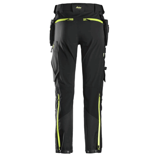 Snickers 6940 FlexiWork, Stretch Work Knee Pad Holster Pocket Trousers Various Colours