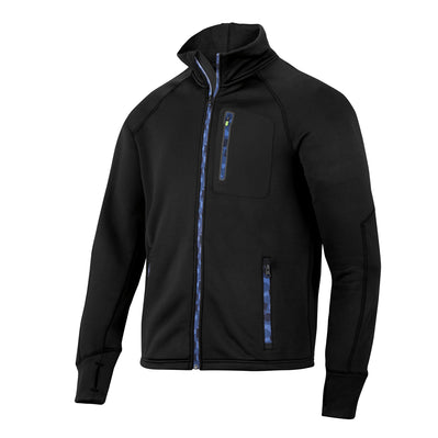 Snickers 8001 FlexiWork Stretch Fleece Jacket Black XS