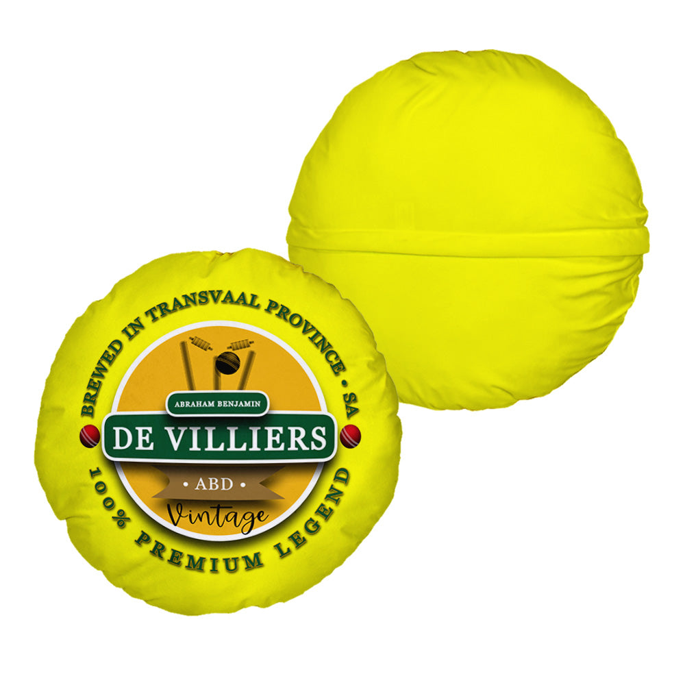 South Africa De Villiers  - Legend Collection - Circle Cushion 14"