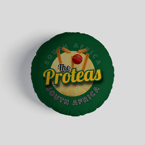 South Africa Proteas  - Legend Collection - Circle Cushion 14"