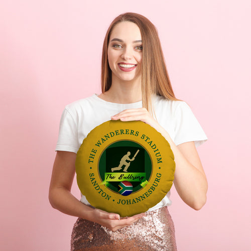 South Africa Wanderers  - Legend Collection - Circle Cushion 14"