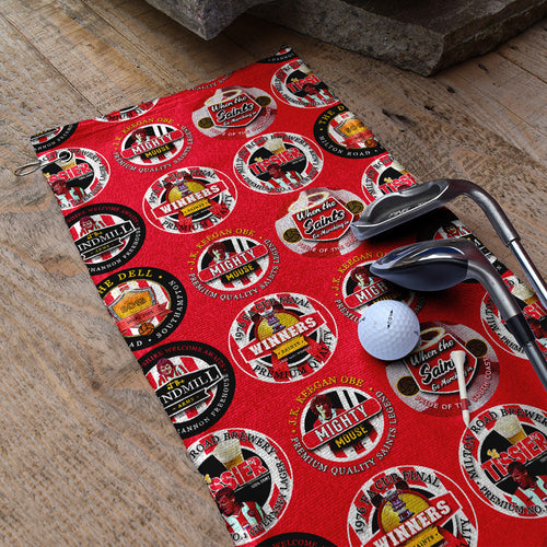 Southampton - Football Legends - Retro Lightweight, Microfibre Golf Towel