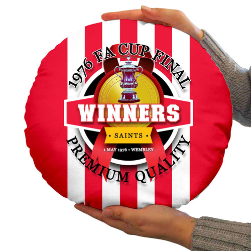 Southampton FA Cup - Football Legends - Circle Cushion 14"