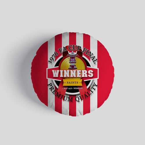 Southampton FA Cup - Football Legends - Circle Cushion 14"