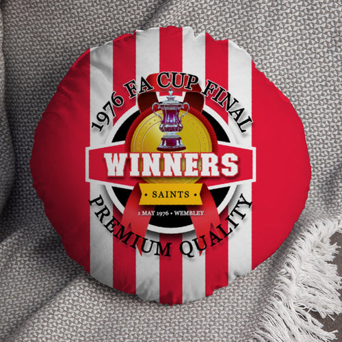Southampton FA Cup - Football Legends - Circle Cushion 14"
