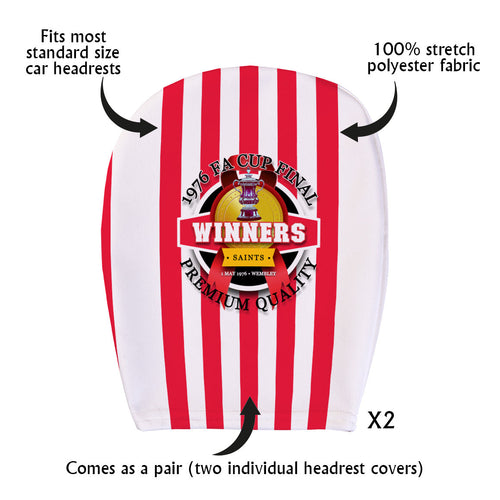 Southampton FA Cup - Football Legends - Headrest Cover