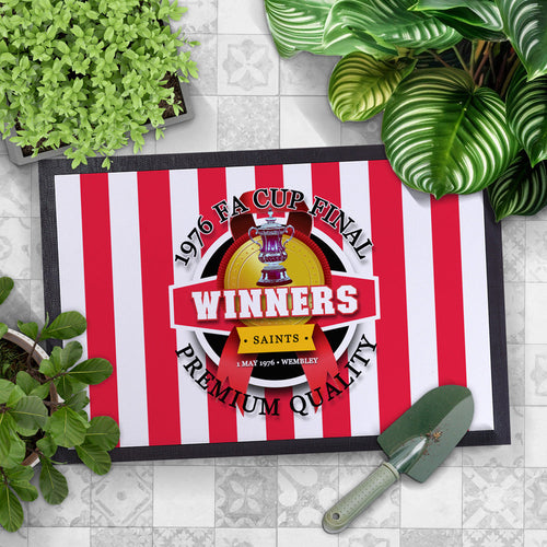 Southampton FA Cup   - Football Legends - Door Mat -60cm X 40cm