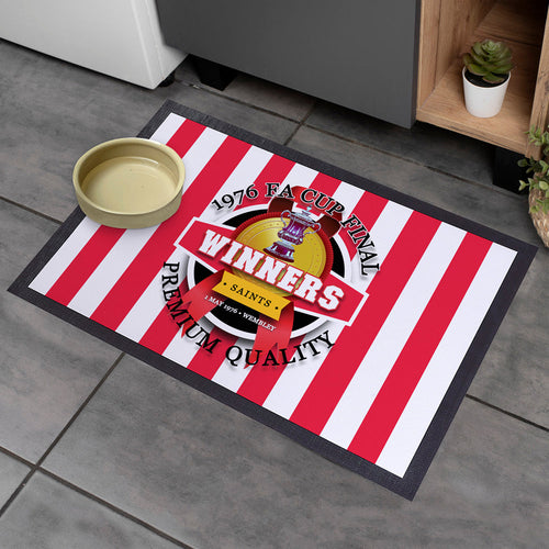 Southampton FA Cup   - Football Legends - Door Mat -60cm X 40cm