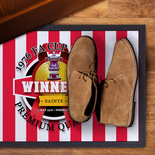 Southampton FA Cup   - Football Legends - Door Mat -60cm X 40cm
