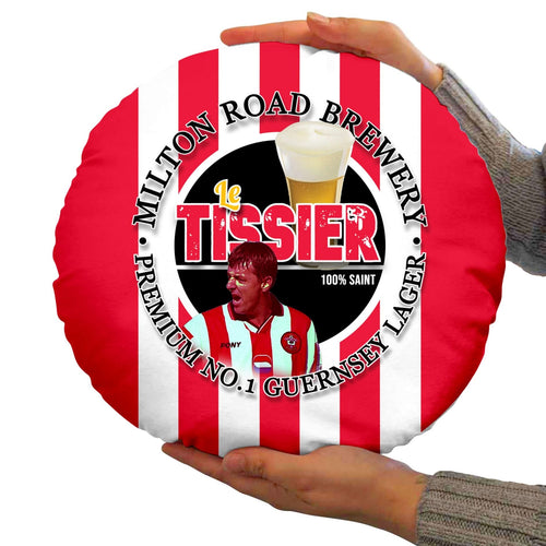Soton Le Tissier - Football Legends - Circle Cushion 14"