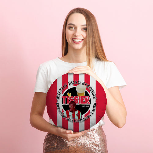 Southampton Le Tissier - Football Legends - Circle Cushion 14"