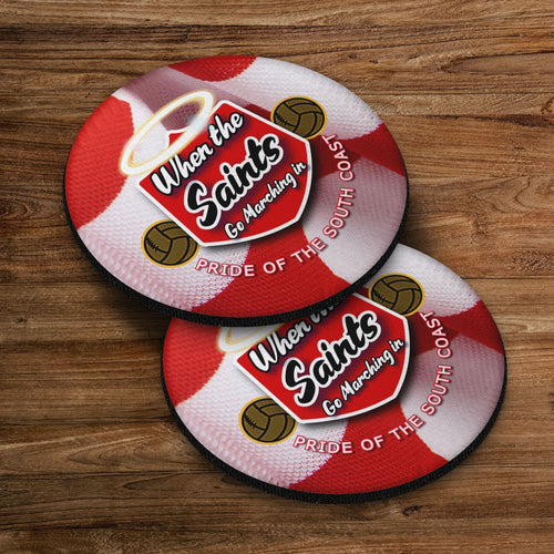 Soton Saints - Football Coaster - Square Or Circle