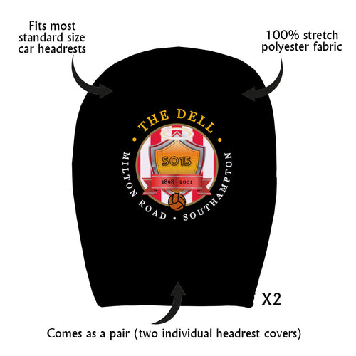 Southampton The Dell - Football Legends - Headrest Cover