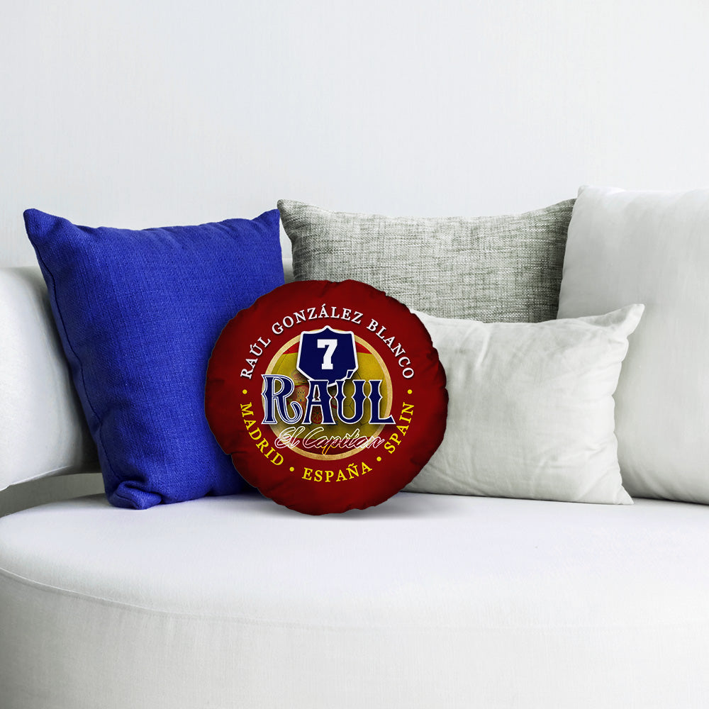 Spain Raul  - Legend Collection - Circle Cushion 14"