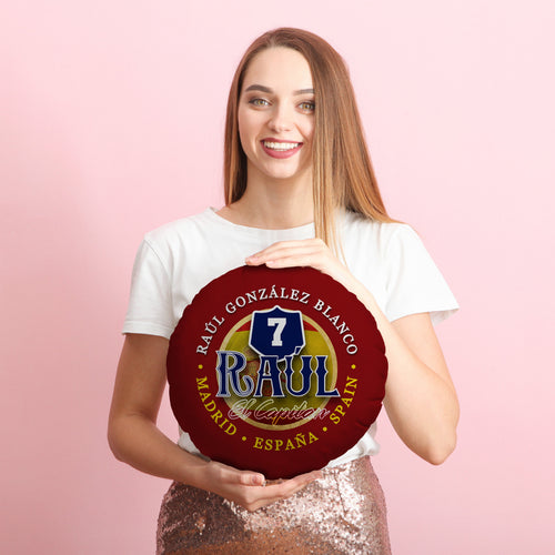 Spain Raul  - Legend Collection - Circle Cushion 14"