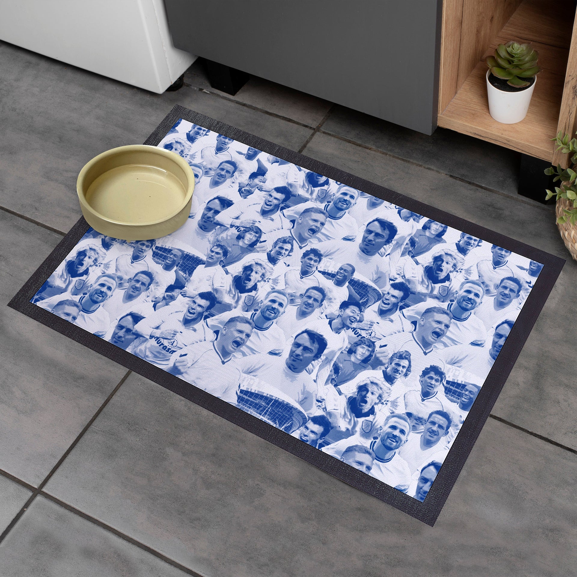 Totts Montage - Retro Door Mat - 60cm x 40cm