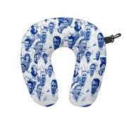 Totts Montage - Retro Football Travel Pillow