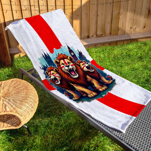 England - St George's Lions - Beach Towel