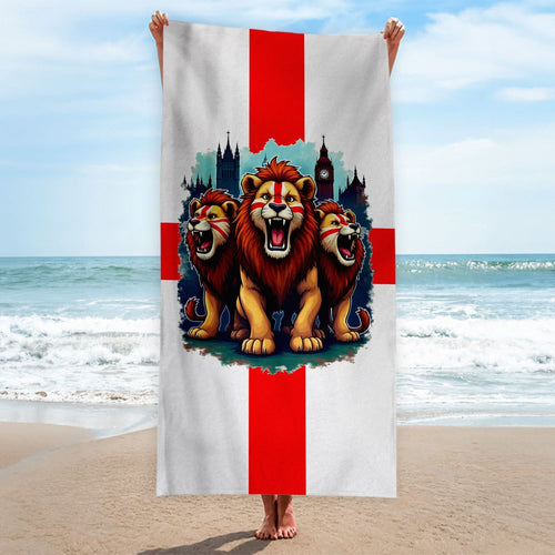 England - St George's Lions - Beach Towel