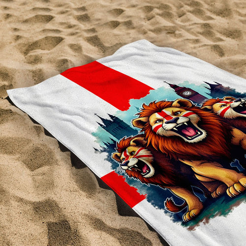 England - St George's Lions - Beach Towel