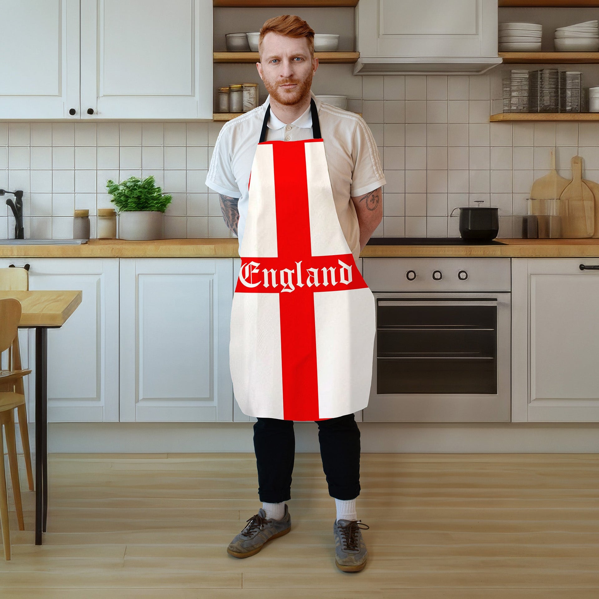 England! St George - Novelty - Water-Resistant Adults Apron