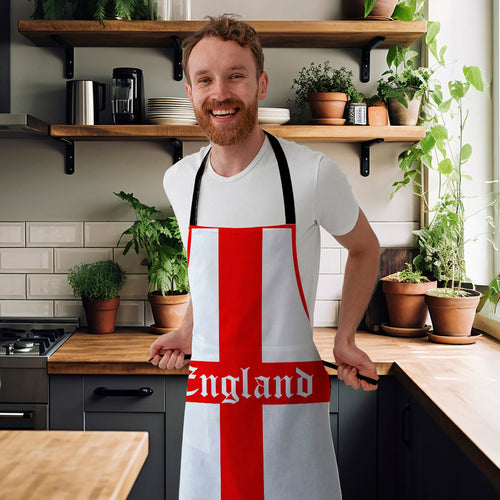 England! St George - Novelty - Water-Resistant Adults Apron