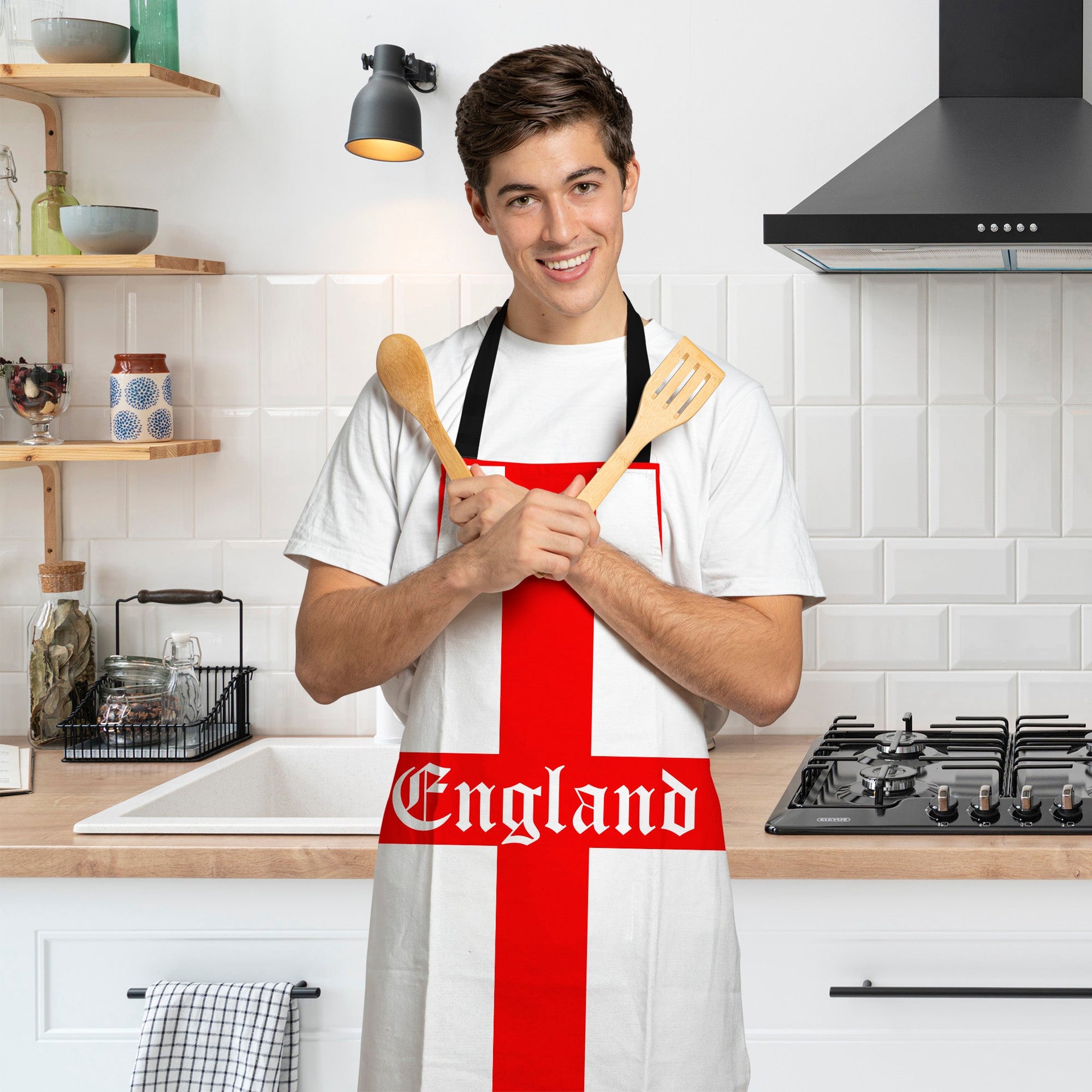 England! St George - Novelty - Water-Resistant Adults Apron