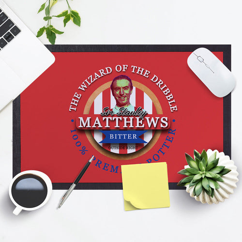 Stoke Matthews  - Football Legends - Door Mat -60cm X 40cm
