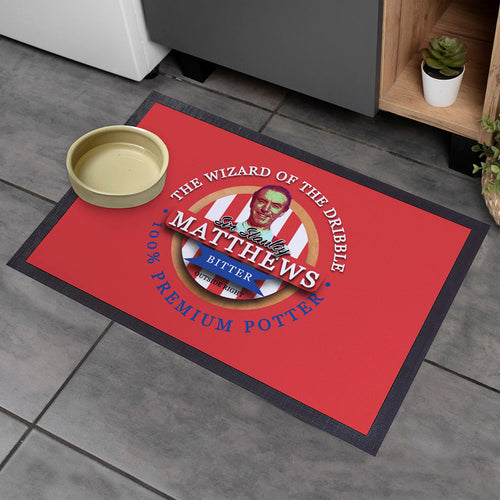 Stoke Matthews  - Football Legends - Door Mat -60cm X 40cm