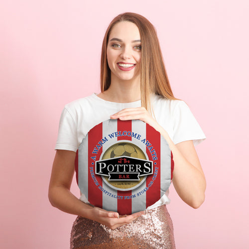 Stoke Potters_- Football Legends - Circle Cushion 14"
