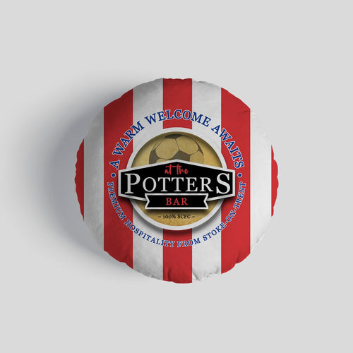 Stoke Potters_- Football Legends - Circle Cushion 14"