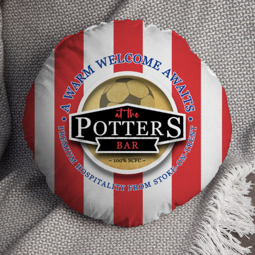 Stoke Potters_- Football Legends - Circle Cushion 14"