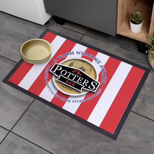 Stoke Potters_  - Football Legends - Door Mat -60cm X 40cm