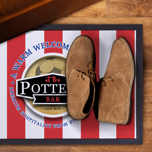 Stoke Potters_  - Football Legends - Door Mat -60cm X 40cm
