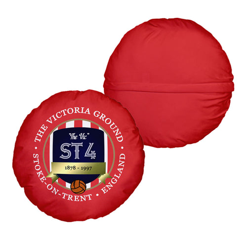 Stoke Victoria - Football Legends - Circle Cushion 14"