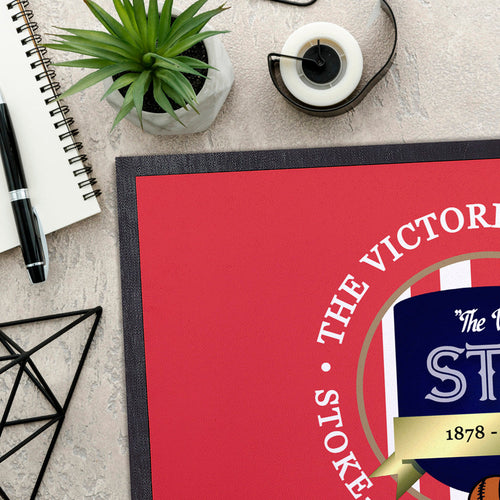 Stoke Victoria  - Football Legends - Door Mat -60cm X 40cm