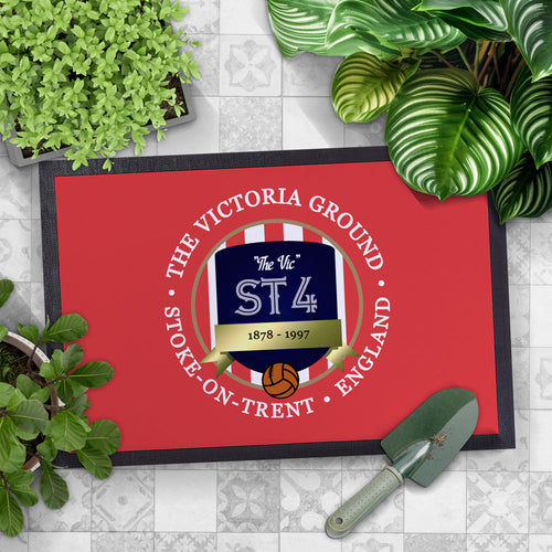 Stoke Victoria  - Football Legends - Door Mat -60cm X 40cm