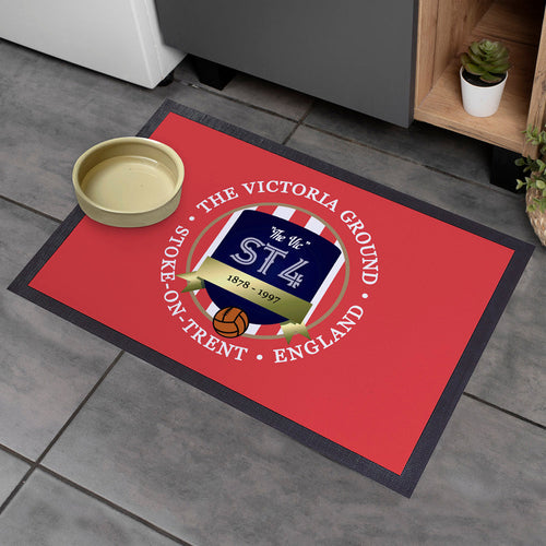 Stoke Victoria  - Football Legends - Door Mat -60cm X 40cm