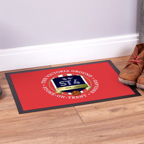 Stoke Victoria  - Football Legends - Door Mat -60cm X 40cm