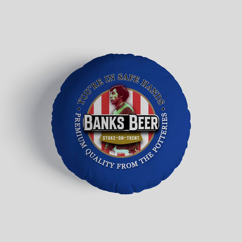 Stoke Victoria Banks- Football Legends - Circle Cushion 14"