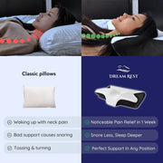 DreamRest™ Ergonomic Memory Foam Pillow