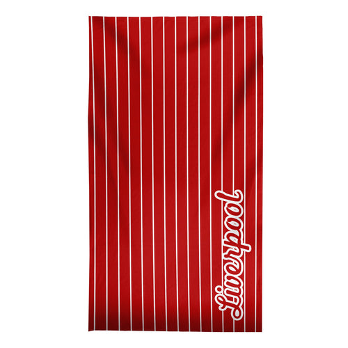 Liverpool - Stripes - Microfibre Retro Beach Towel - 150cm x 75cm